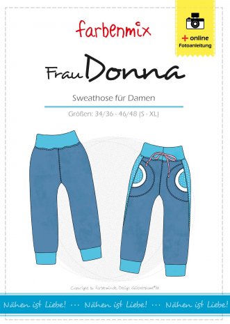 farbenmix Damen FrauDonna Gr. 34/36-46/48 (S-XL) 