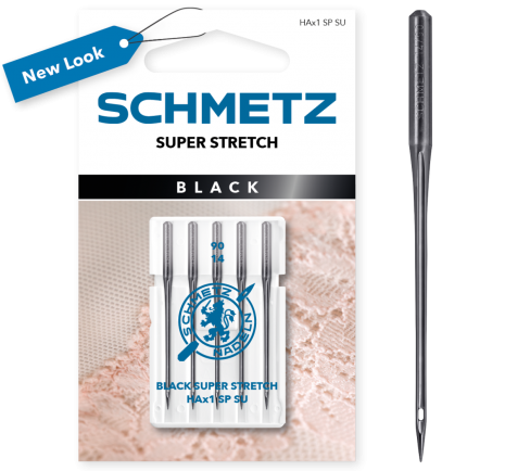 Schmetz Nadeln Black Super Stretch75 Flachkolben HAx1 SP SU 