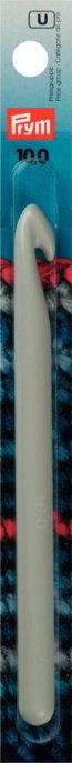 Prym Woll-Häkelnadeln ohne Griff KST 14 cm 10,00 mm grau 