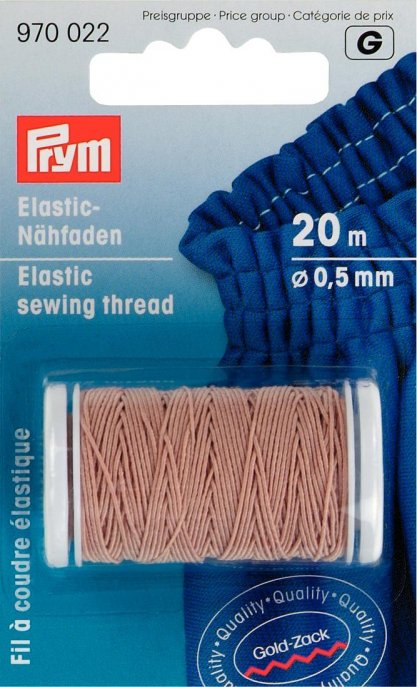 Prym Elastic-Nähfaden 0,5 mm sand 