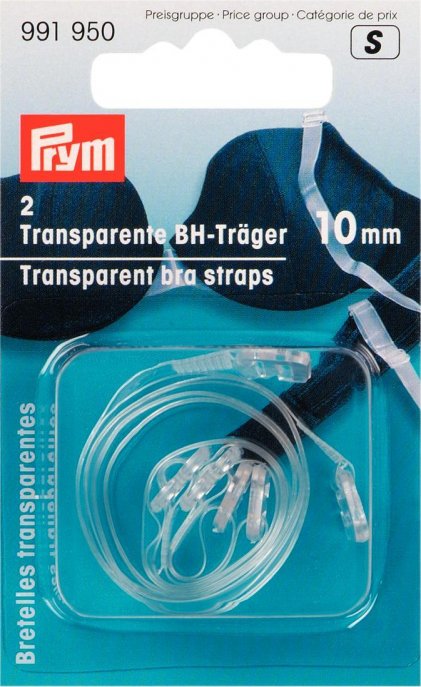 Prym BH-Träger 10 mm transparent 