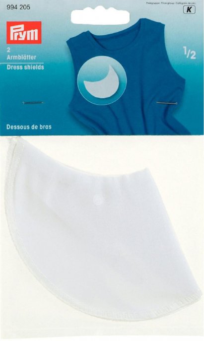 Prym Armblätter 1/2 weiß 