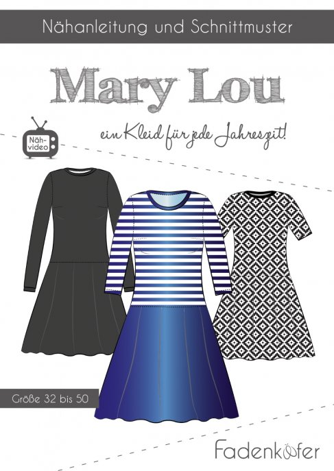 fadenkäfer Damen Kleid Mary Lou Gr. 32-50 