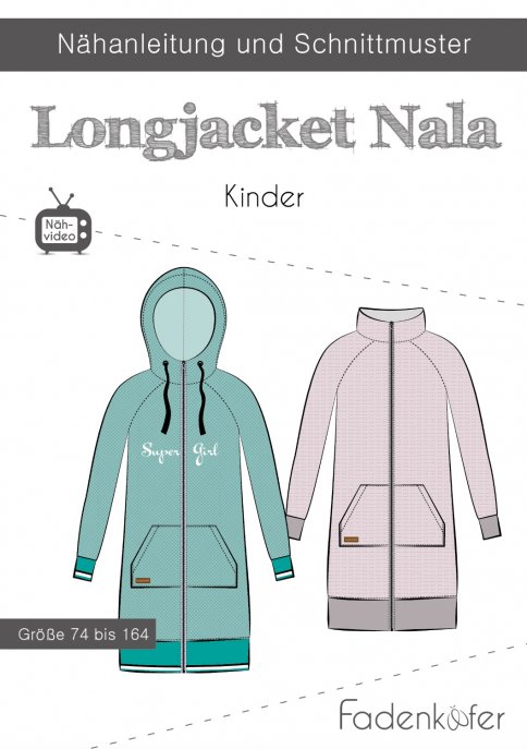 fadenkäfer Kinder Longjacket Nala Gr. 74-164 