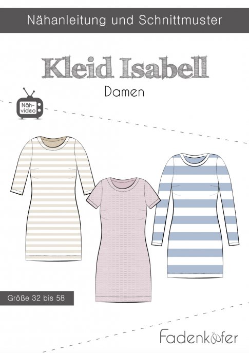 fadenkäfer Damen Kleid Isabell Gr. 32-58 