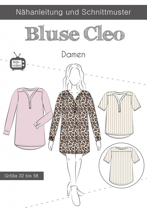 fadenkäfer Damen Bluse Cleo Gr. 32-58 