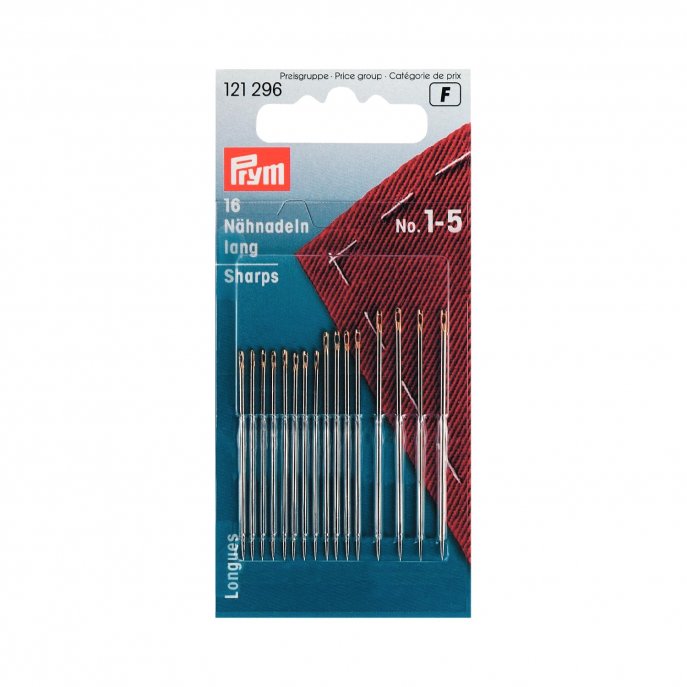 Prym Nähnadeln lang ST 1-5 silberfarbig 