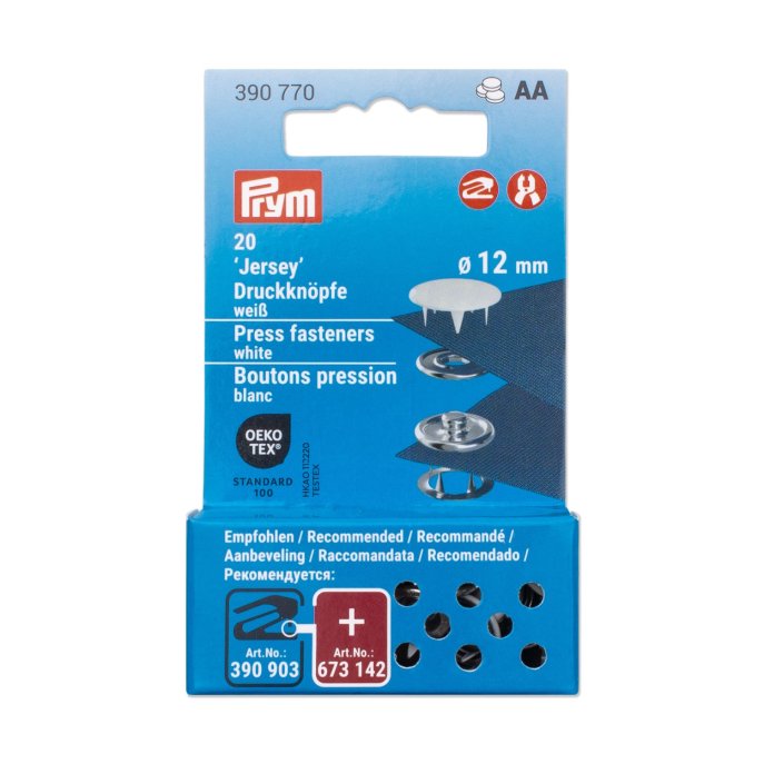 Prym Druckknöpfe Jersey bunt 12mm - verschiedene Farben  
