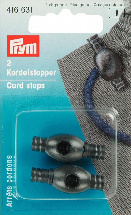 Prym Kordelstopper klein KST schwarz 