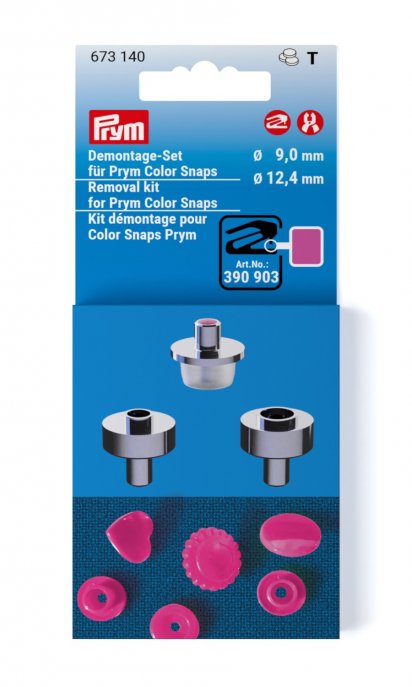 Prym NF Demontage-Set für Color Snaps 9+12,4mm 