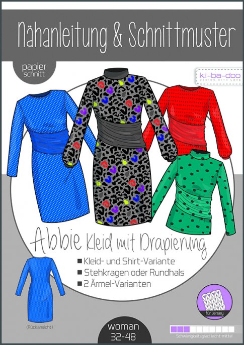 ki-ba-doo Damen Kleid Abbie Gr. 32-48 