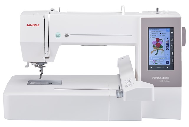 Janome MC 550E LE Stickmaschine 