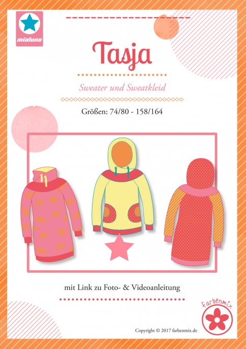 farbenmix Kinder Tasja Gr. 74/80-158/164 
