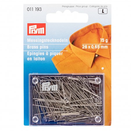 Prym Stecknadeln MS 0,65 x 26 mm goldfarbig 