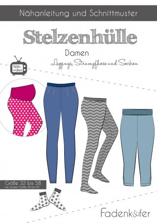 fadenkäfer Damen Hose Stelzenhülle Gr. 32-58 