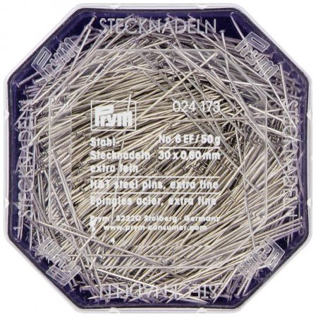 Prym Stecknadeln ST 0,60 x 30 mm silberfarbig 