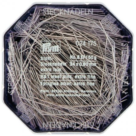 Prym Stecknadeln ST 0,60 x 34 mm silberfarbig 