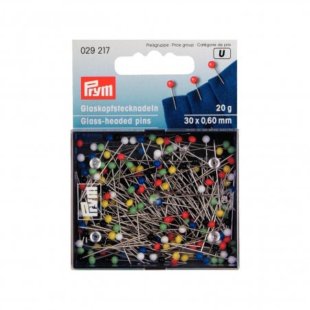 Prym Glaskopfnadeln ST 0,60 x 30 mm bunt 