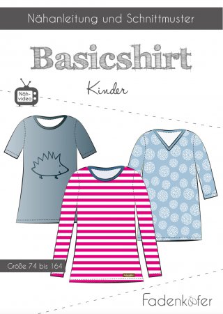 fadenkäfer Kinder Basicshirt Gr. 74-164 