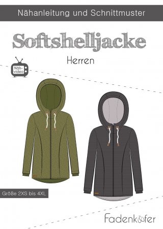 fadenkäfer Herren Softshelljacke Gr. 2XS-4XL 