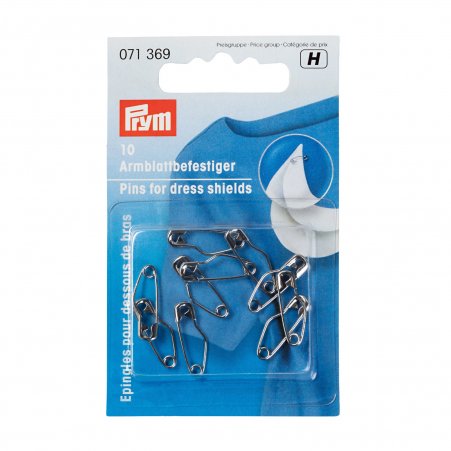 Prym Armblattbefestiger MS 19 mm silberfarbig 