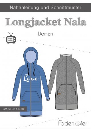 fadenkäfer Damen Longjacket Nala Gr. 32-58 