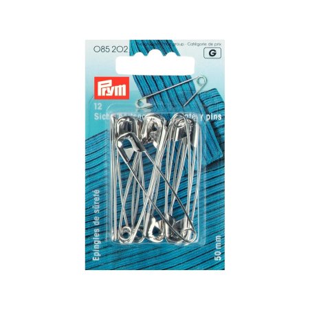 Prym Sicherheitsnadeln ST 50 mm silberfarbig 