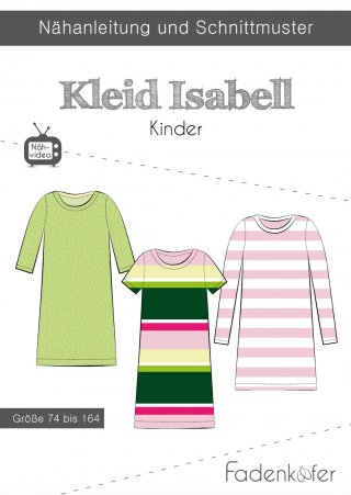 fadenkäfer Kinder Kleid Isabell Gr. 74-164 