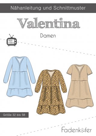 fadenkäfer Damen Kleid Valentina Gr. 32-58 