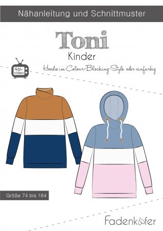 fadenkäfer Kinder Hoodie Toni Gr. 74-164 