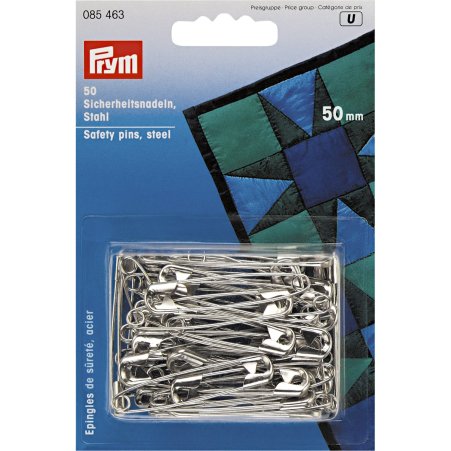 Prym Sicherheitsnadeln ST 50 mm silberfarbig 