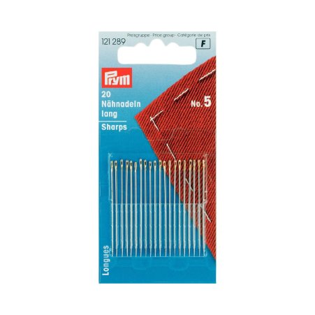 Prym Nähnadeln lang ST 5 0,80 x 40 mm silberfarbig 