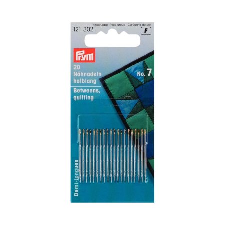 Prym Nähnadeln halblang ST 7 0,70 x 31 mm silberfarbig 