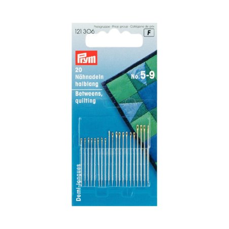 Prym Nähnadeln halblang ST 5-9 silberfarbig 