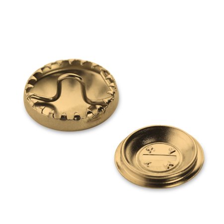 Prym Überziehbare Knöpfe mit Werkzeug MS 23 mm gold 