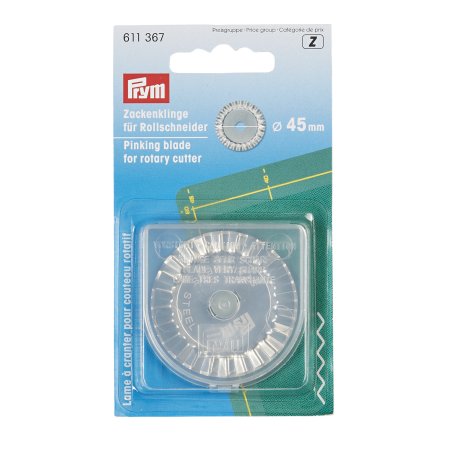 Prym Ersatzklinge für Rollschneider Zacken 45 mm 