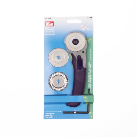 Prym Rollschneider Multi mit 3 Klingen 45 mm 