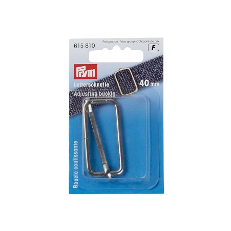 Prym Leiterschnalle 40 mm silberfarbig 