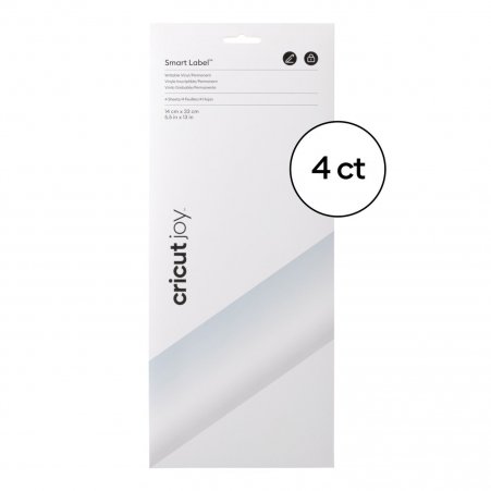 Cricut Joy Smart Label Permanent transparent, 4 Blätter 