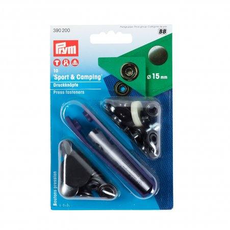 Prym NF-Druckknopf Sport & Camping MS 15 mm brueniert 