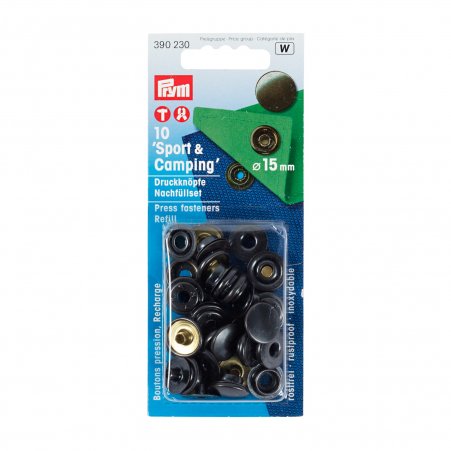 Prym NF-Nachfüllp. für 390200 MS 15 mm brüniert 