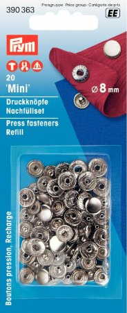 Prym NF-Nachfüllp. für 390360 MS 8 mm silberfarbig 