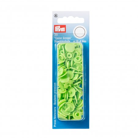 Prym NF Druckkn Color Snaps rund 12,4 mm apfel 
