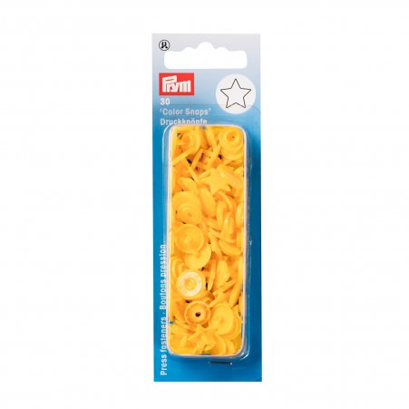 Prym NF-Druckknopf Color Snaps Stern gelb 