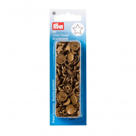 Prym NF-Druckknopf Color Snaps Stern gold 