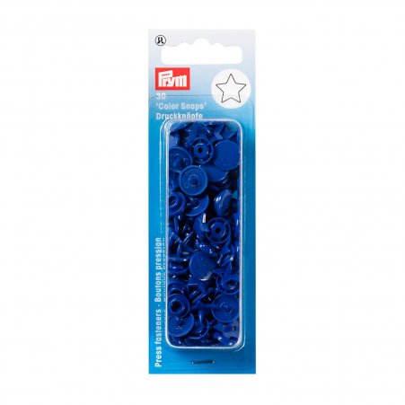 Prym NF-Druckknopf Color Snaps Stern königsblau 