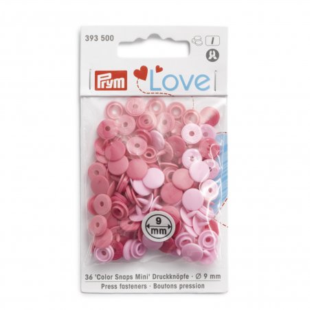 Prym Prym Love Color Snaps Mini Mischpackung rosa 