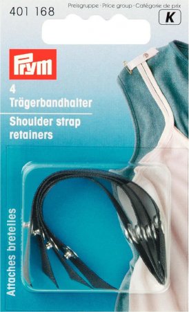 Prym Trägerbandhalter schwarz 