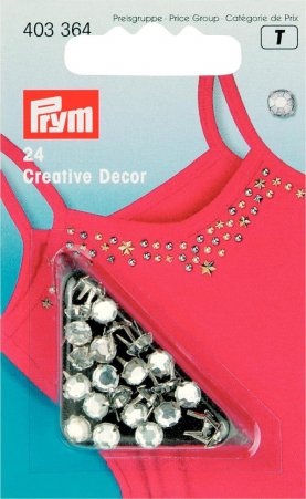 Prym Creativ Decor Strass MS 5 mm silberfarbig 