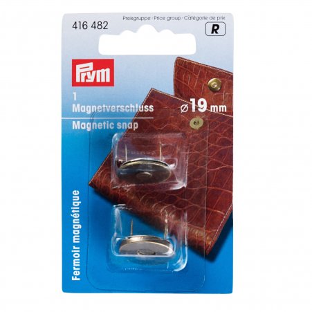Prym Magnet-Verschluß 19 mm altmessing 